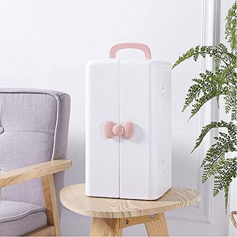 Double Door Protable Cosmetic Organizer