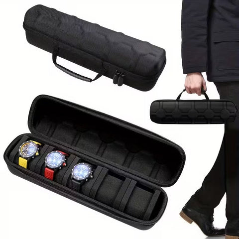 5-Slot Portable Travel Watch Organizer